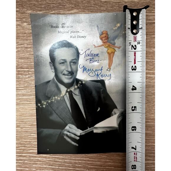 Authentic Disney|Tinkerbell|Signed Autograph Margarot Kerry - Picture 4 of 8
